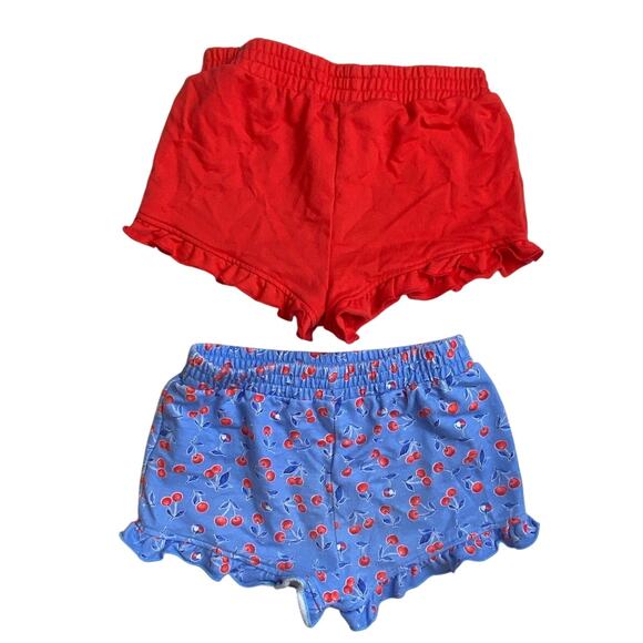 Tommy Hilfiger Girls Bundle Set of 2 Cotton Blend Ruffle Hem Shorts Size 6 - Picture 2 of 8